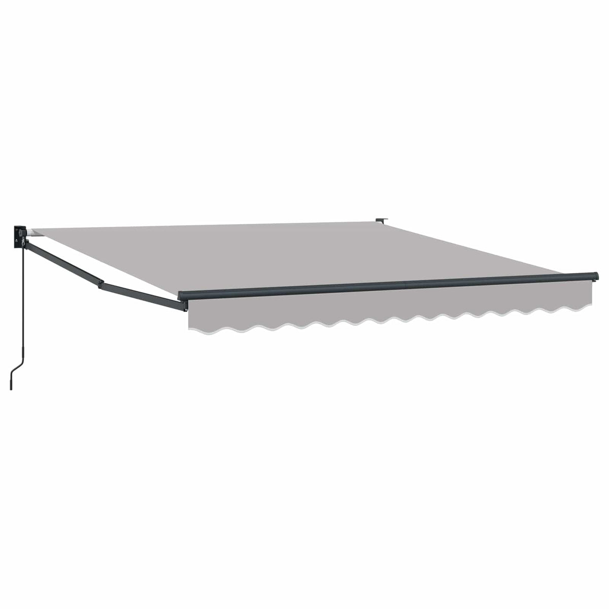 Udtrækkelig markise Lysegrå 350 x 250 cm