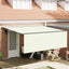 Udtrækkelig markise Creme 400 × 300 cm Polyester og Aluminium