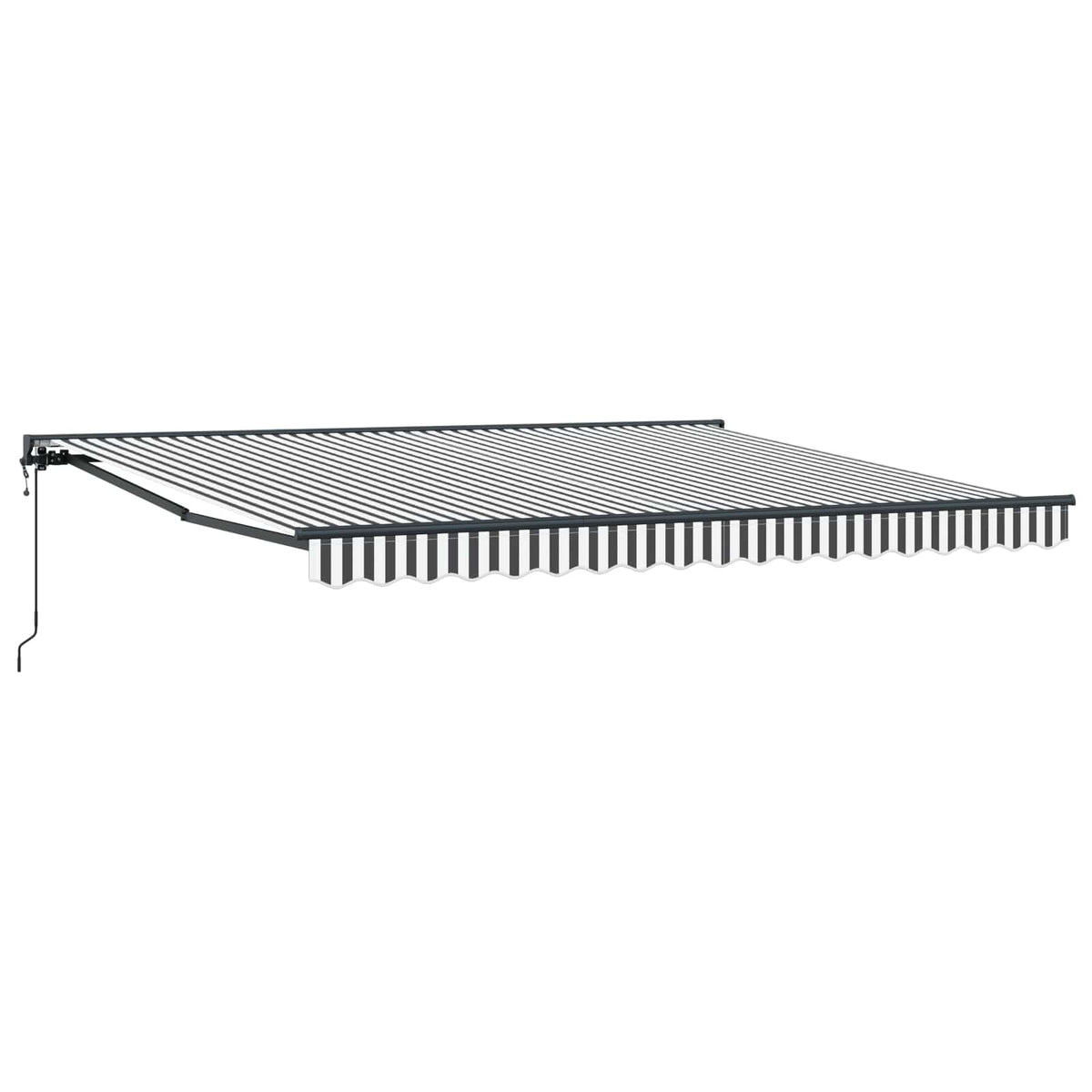 Markiseramme Anthracit og hvid 400 × 300 cm