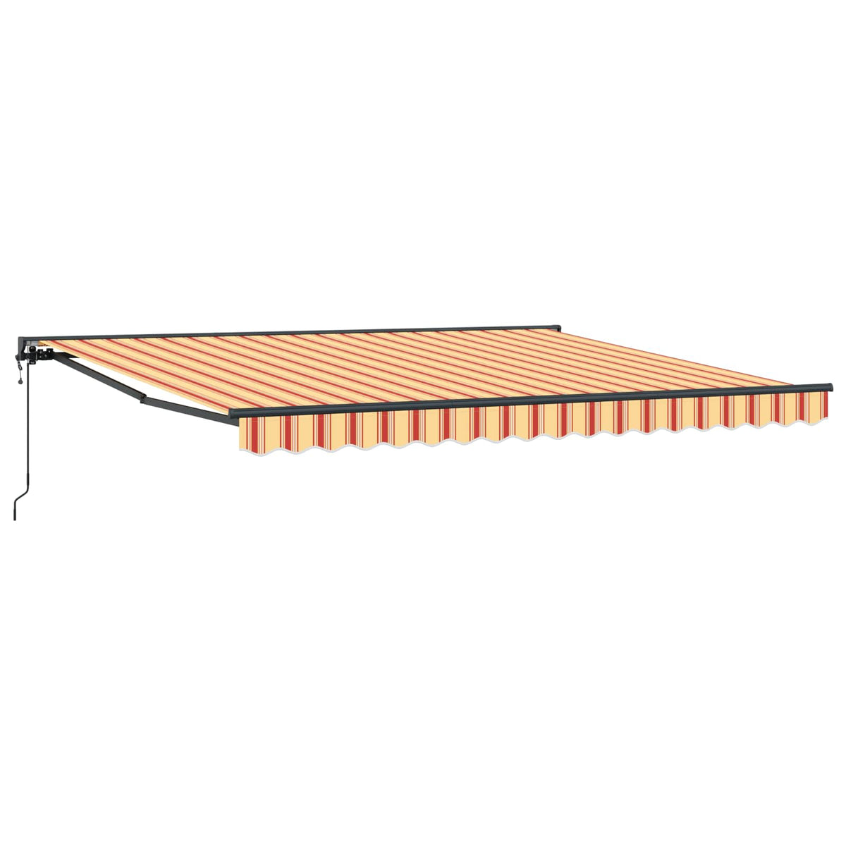 Markiseramme Flerfarvet 400 × 300 cm Polyester med PU belægning