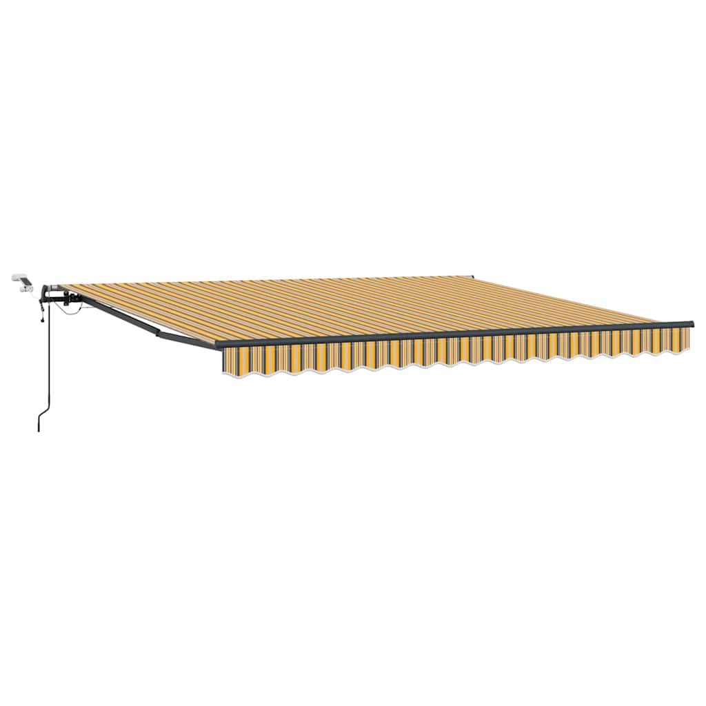 Udtrækkelig markise Flerfarvet 400 × 300 cm Polyester