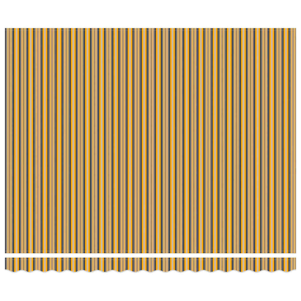 Udtrækkelig markise Flerfarvet 400 × 300 cm Polyester og metal