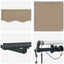 Udtrækkelig markise Beige 400 × 300 cm Polyester