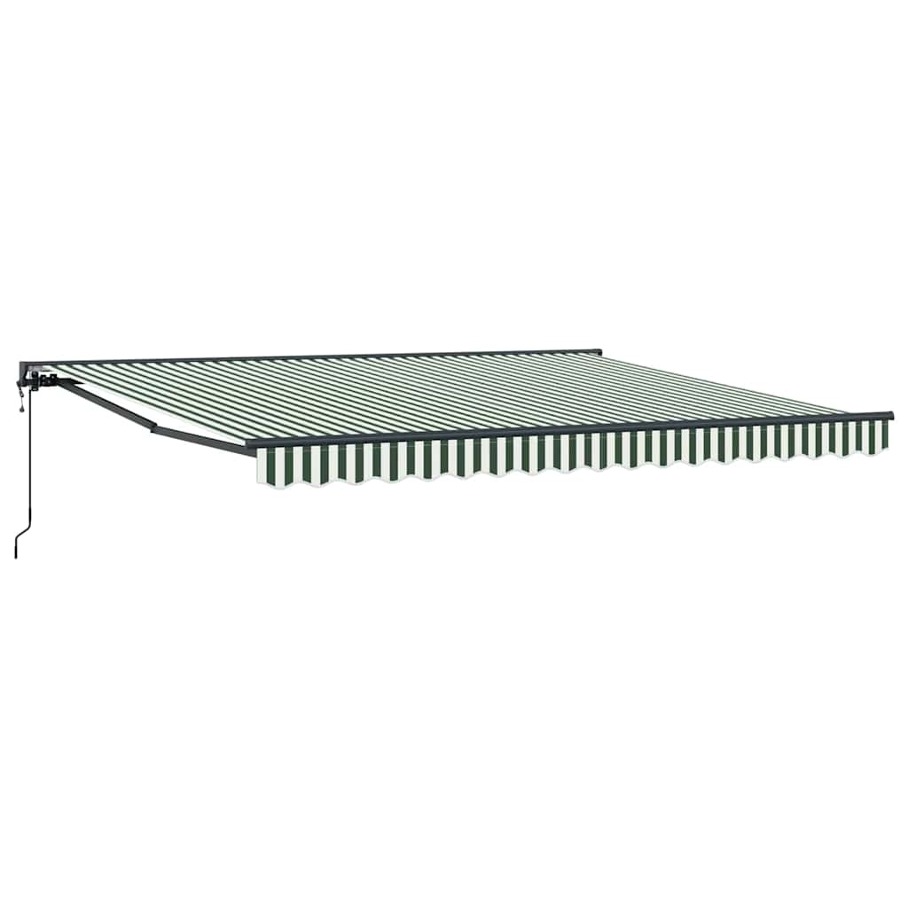 Markiseramme Grøn og Hvid 400 × 300 cm