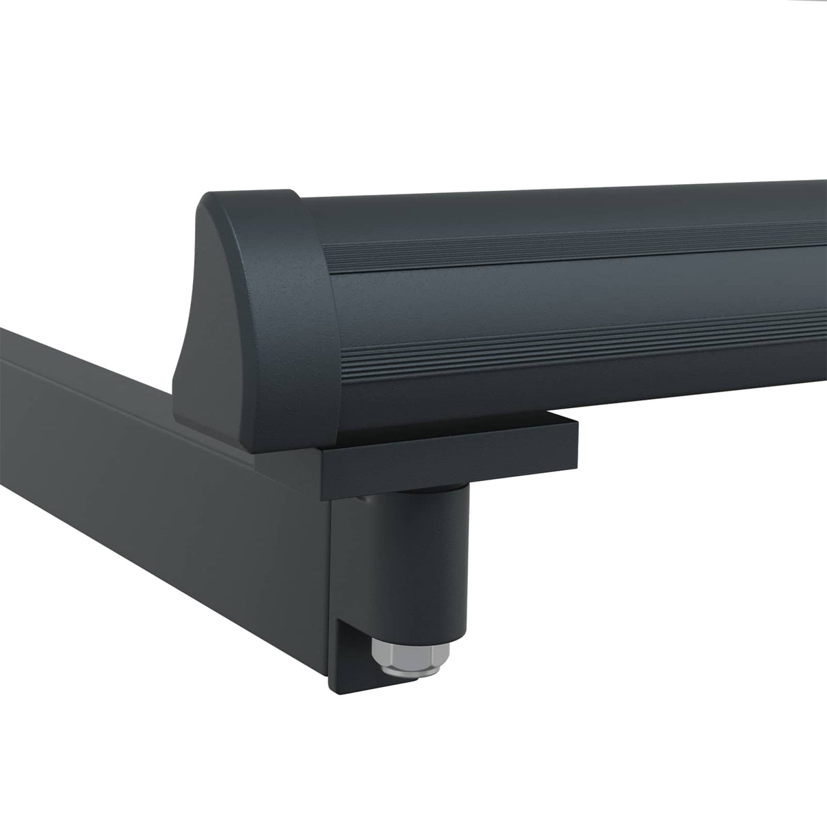 Udtrækkelig markise Grøn og Hvid 400 × 350 cm Stof og aluminium