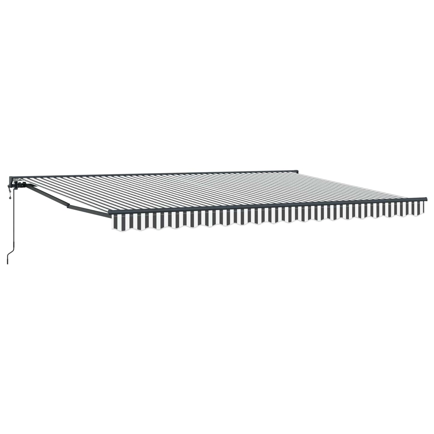Markiseramme Anthracit og hvid 450 × 300 cm