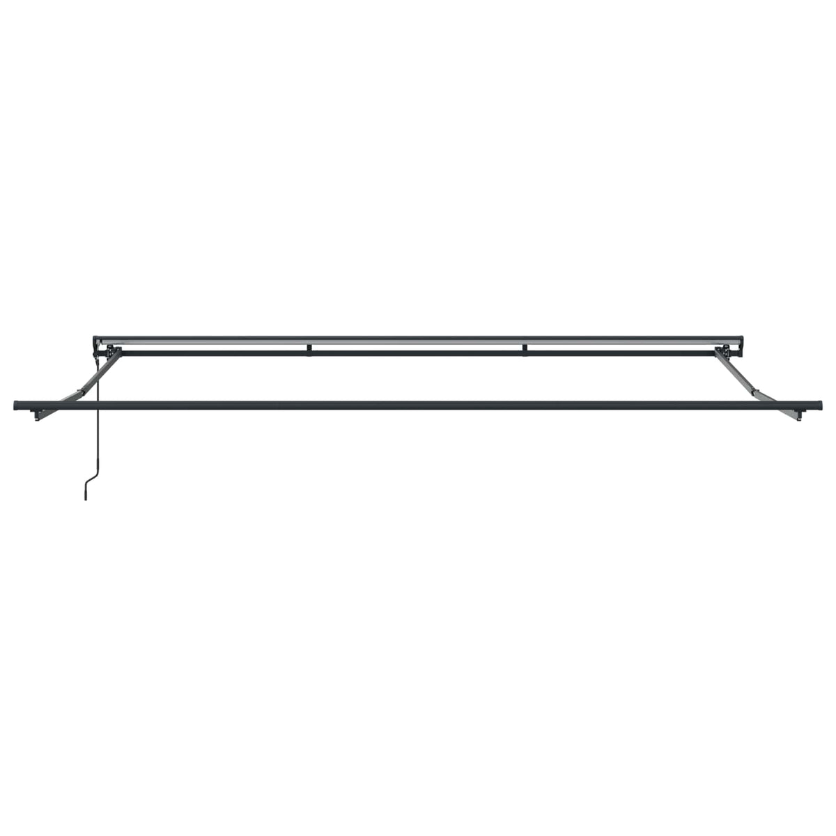 Markiseramme Anthracit og hvid 450 × 300 cm