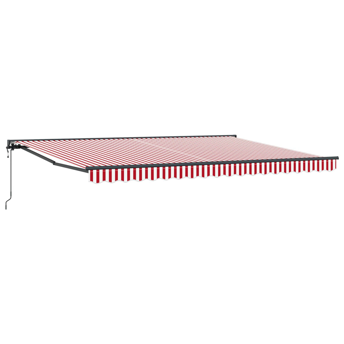 Markiseramme Rød og Hvid 450 × 300 cm