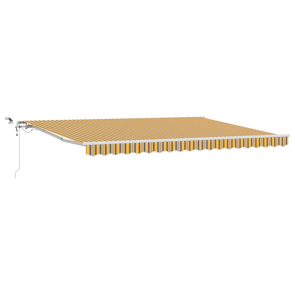Udtrækkelig markise Flerfarvet 450 × 300 cm Polyester