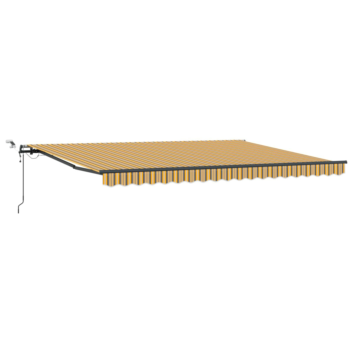 Udtrækkelig markise Flerfarvet 450 × 300 cm Polyester