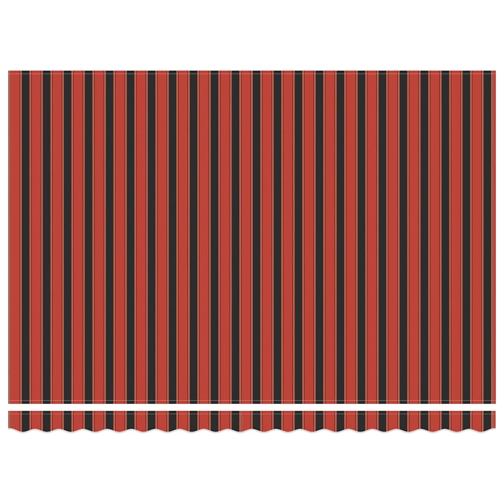 Udtrækkelig markise Orange og Brun 450 × 350 cm Polyester