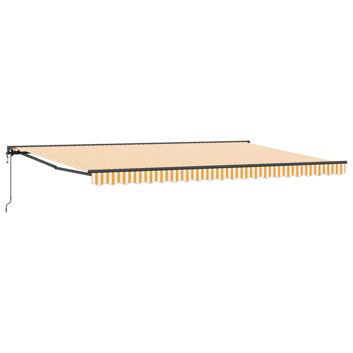 Markiseramme Gul og Hvid 500 × 300 cm