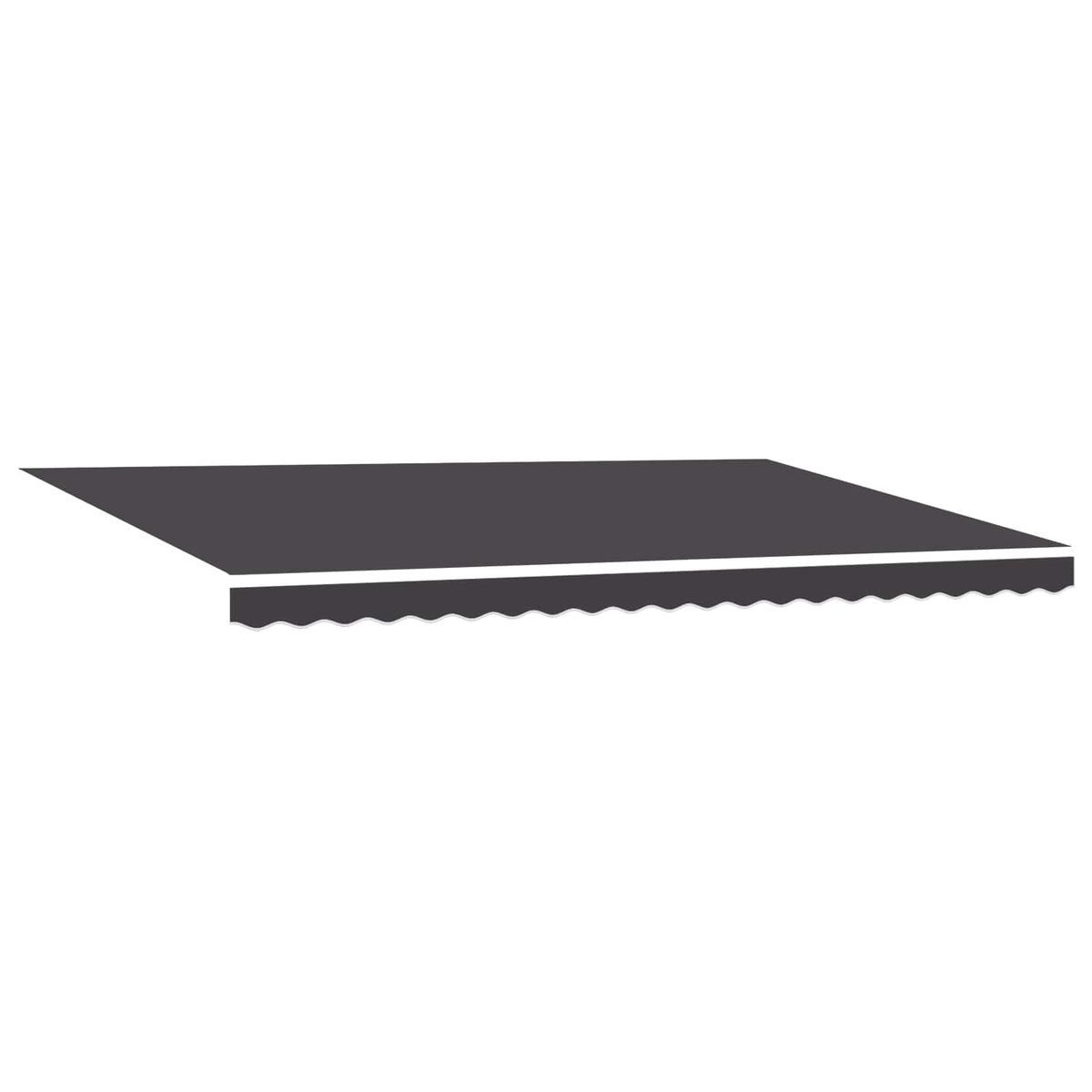 Markiseramme Antracit 500 × 300 cm Polyester med PU belægning