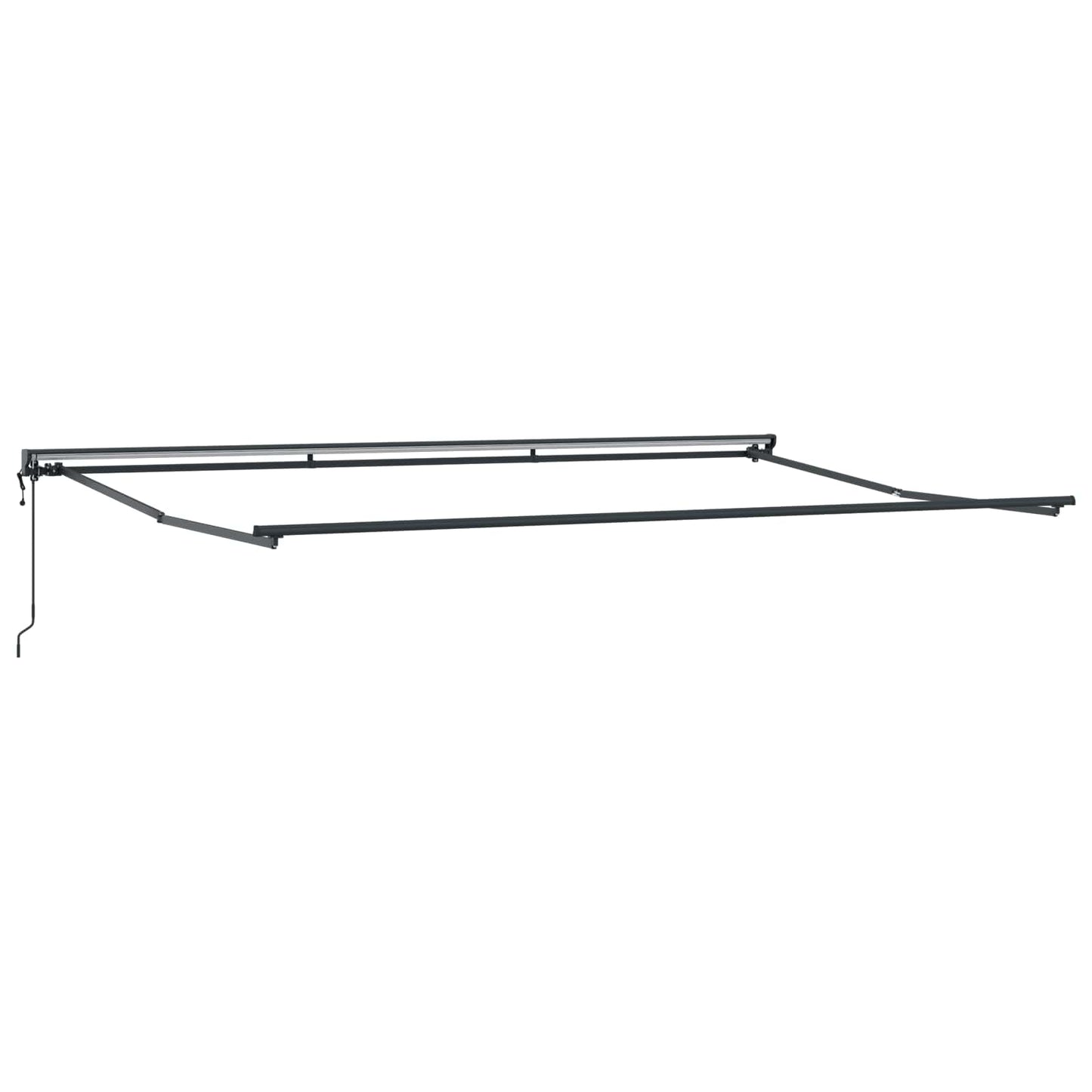 Markiseramme Antracit 500 × 300 cm Polyester med PU belægning