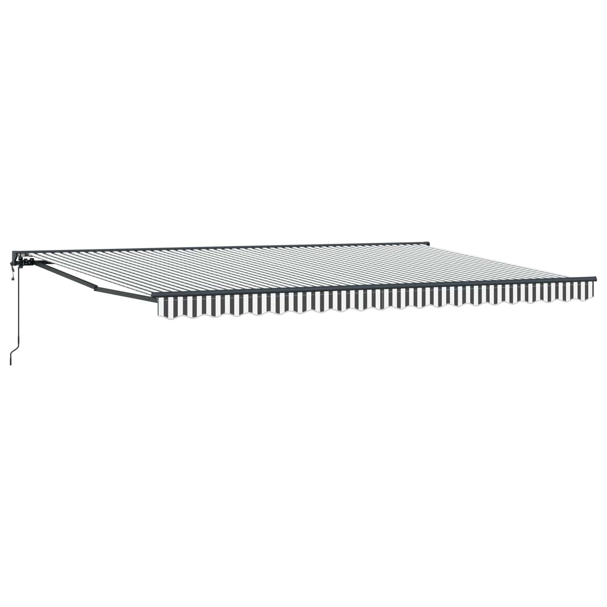 Markiseramme Anthracit og hvid 500 × 300 cm