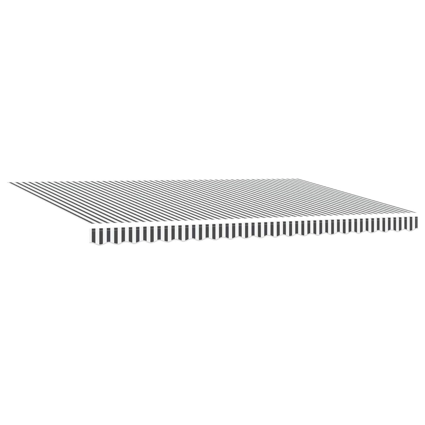 Markiseramme Anthracit og hvid 500 × 300 cm