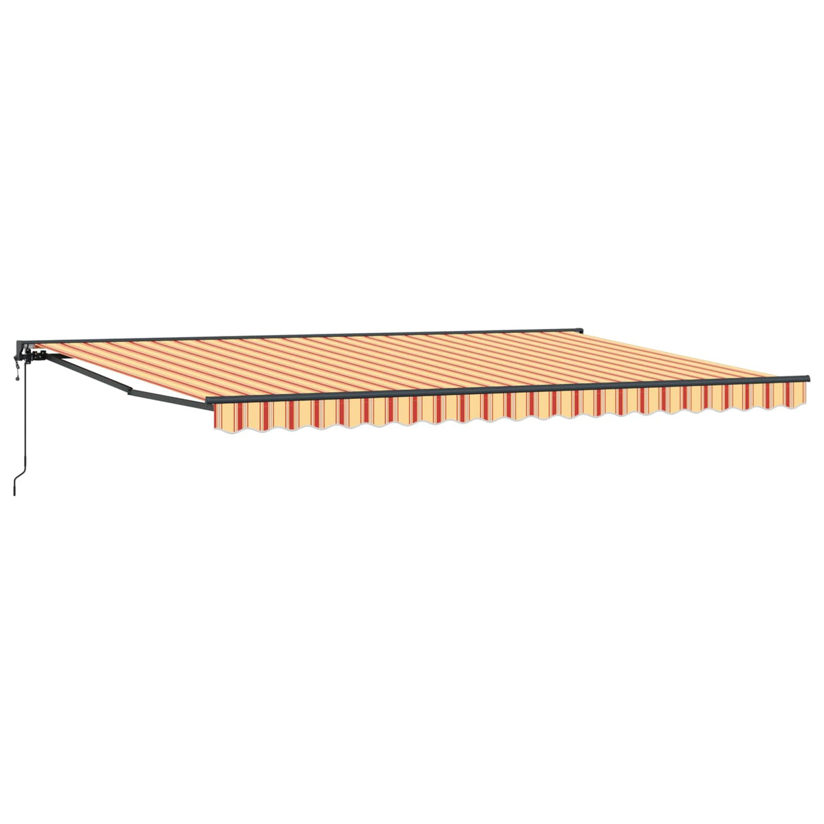 Markiseramme Flerfarvet 500 × 300 cm Polyester med PU belægning
