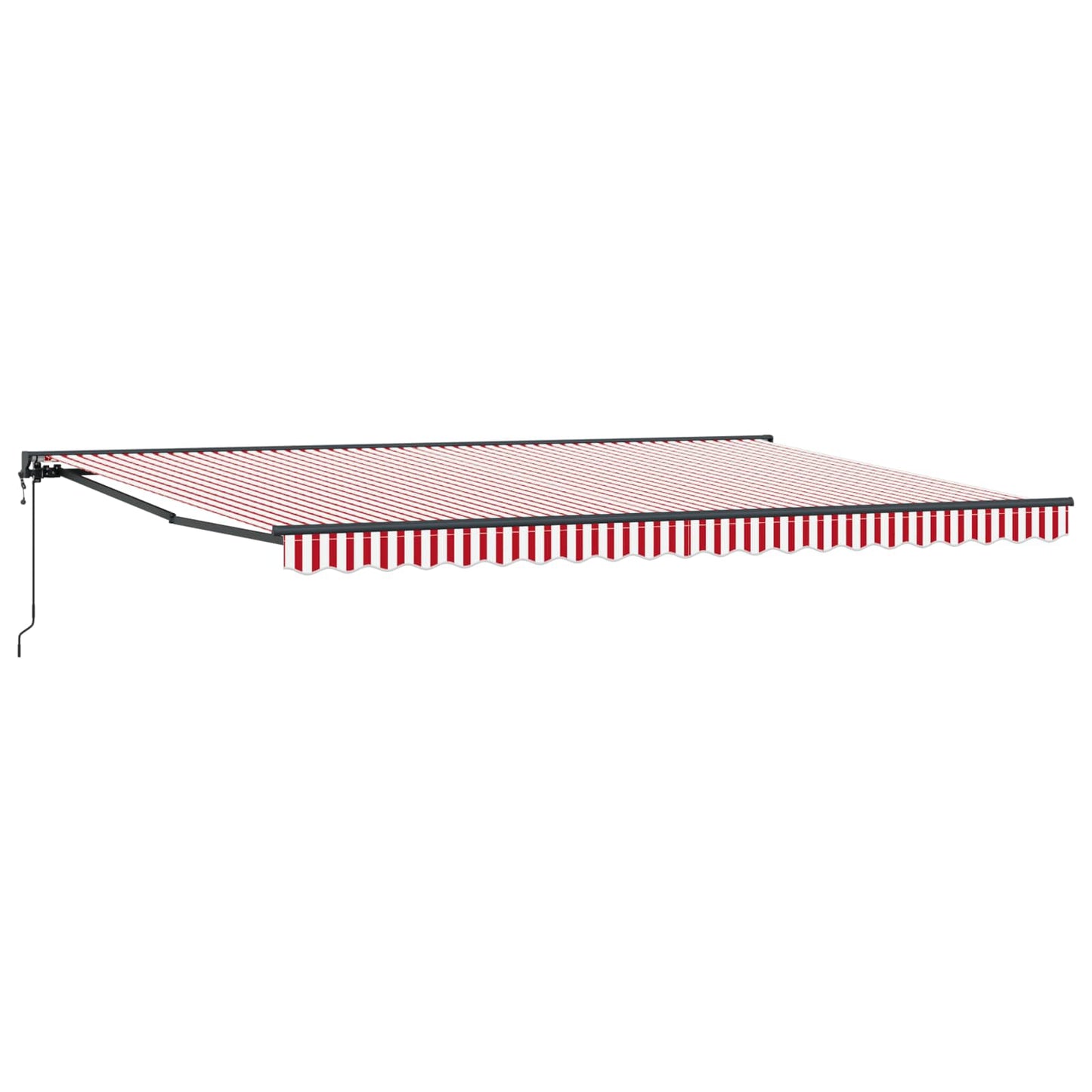 Markiseramme Rød og Hvid 500 × 300 cm