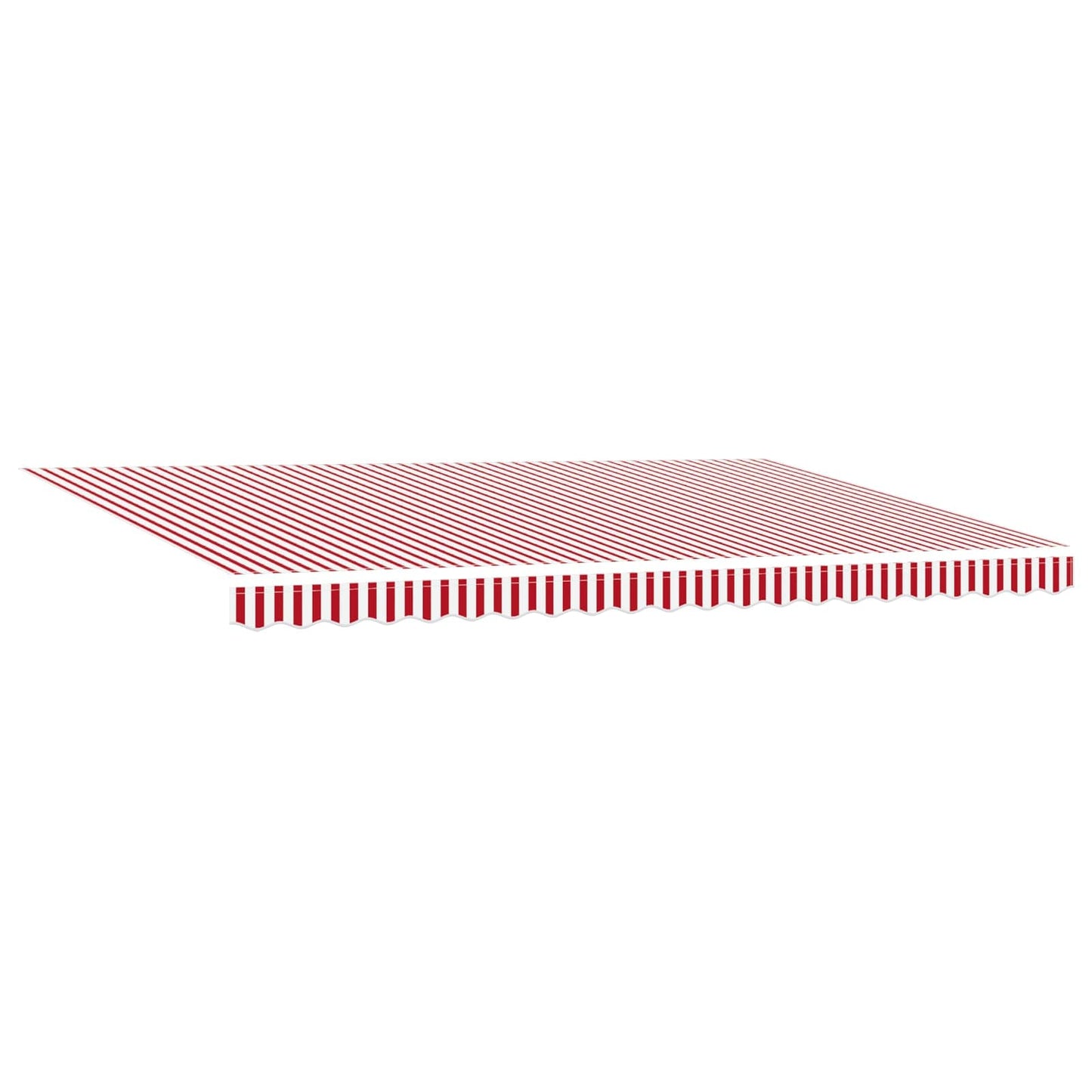 Markiseramme Rød og Hvid 500 × 300 cm