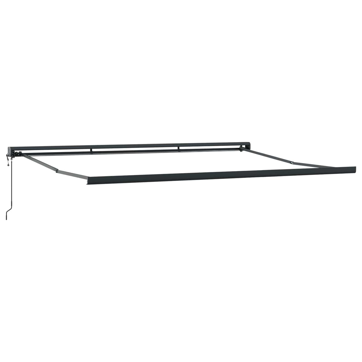 Udtrækkelig markise Flerfarvet 500 x 300 x 165 cm Stof og Metal