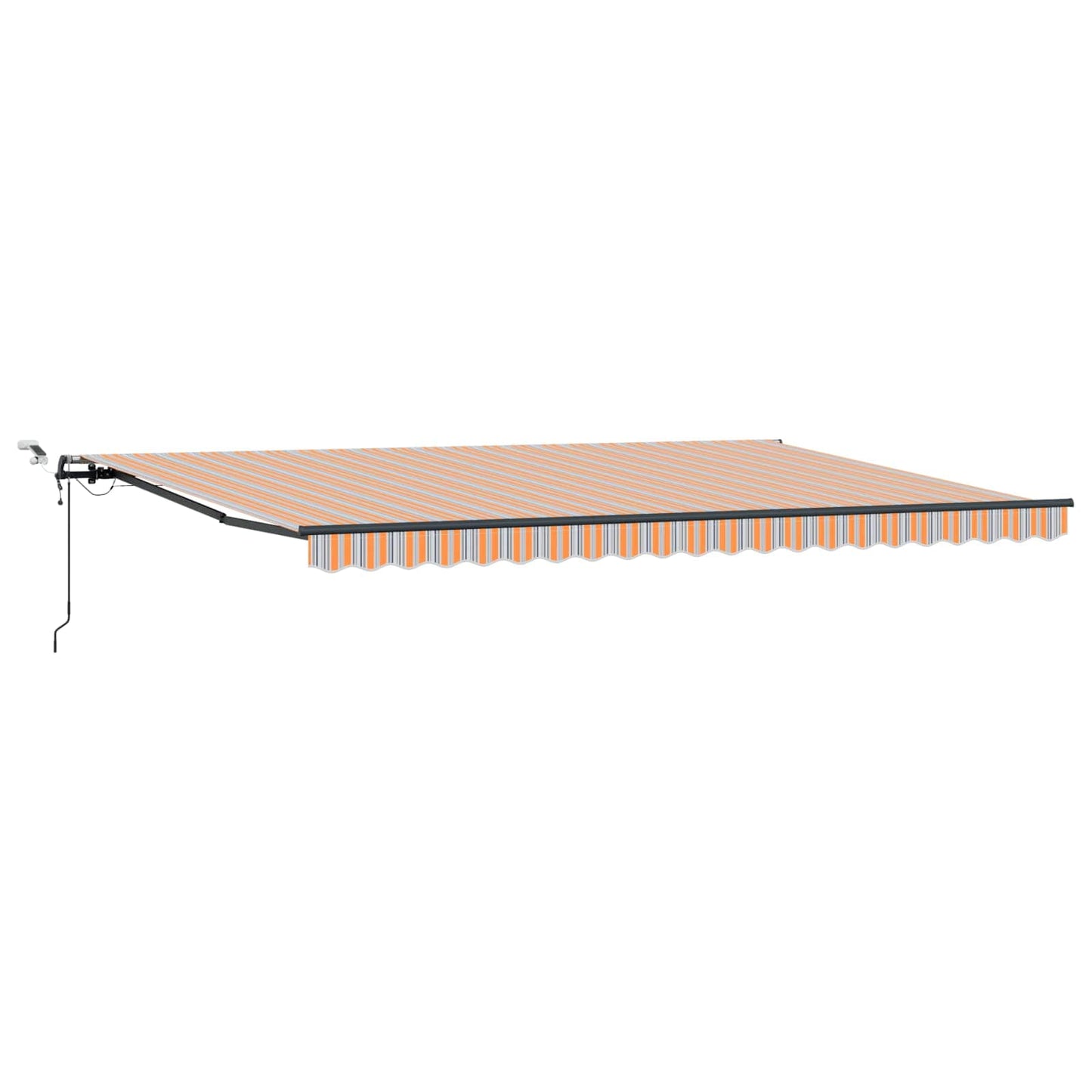 Udtrækkelig markise Flerfarvet 500 × 350 cm Polyester