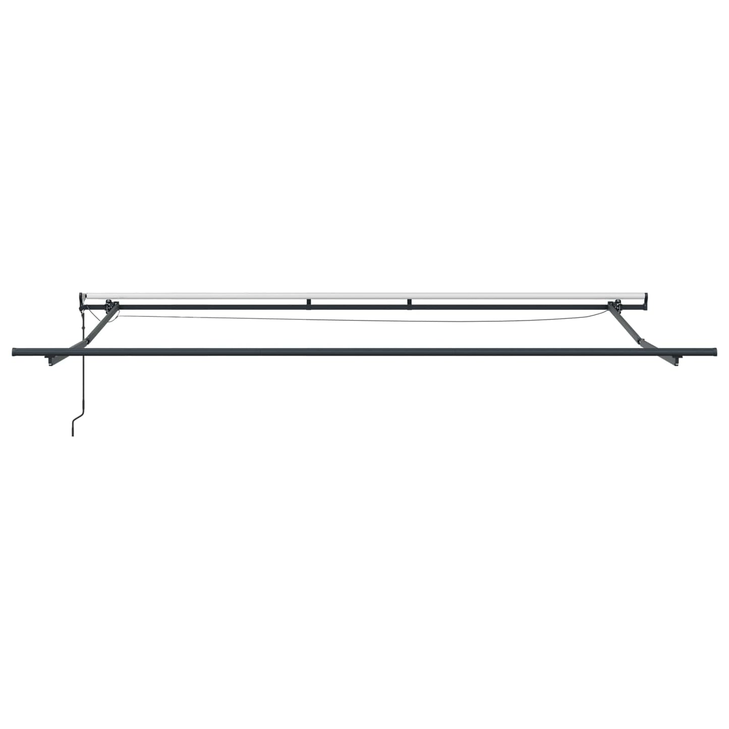 Udtrækkelig markise Flerfarvet 500 × 350 cm Polyester