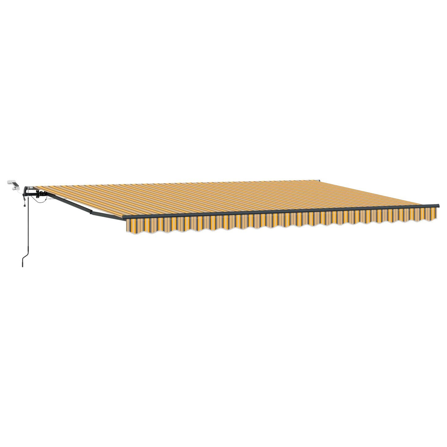 Udtrækkelig markise Flerfarvet 500 × 350 cm Polyester