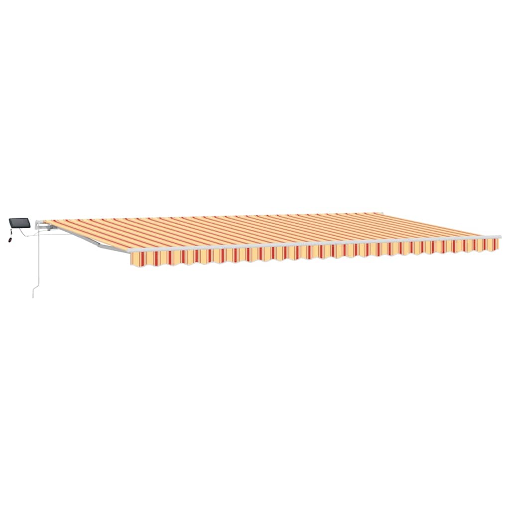 Udtrækkelig markise Gul og orange 600 × 300 cm
