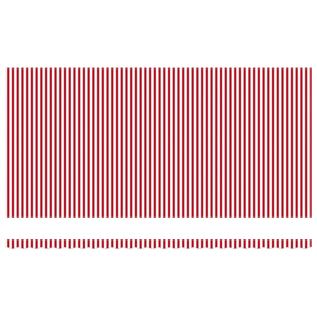 Udtrækkelig markise Rød og Hvid 600 × 300 cm Stof og aluminium