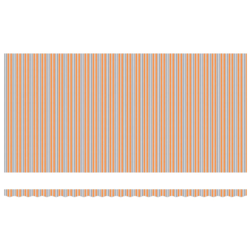 Udtrækkelig markise Flerfarvet 600 × 300 cm Stof og aluminium