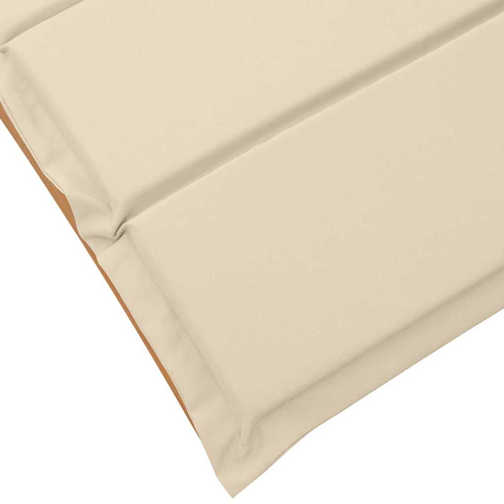 Liggestol 2 stk. Massivt Akacietræ Beige
