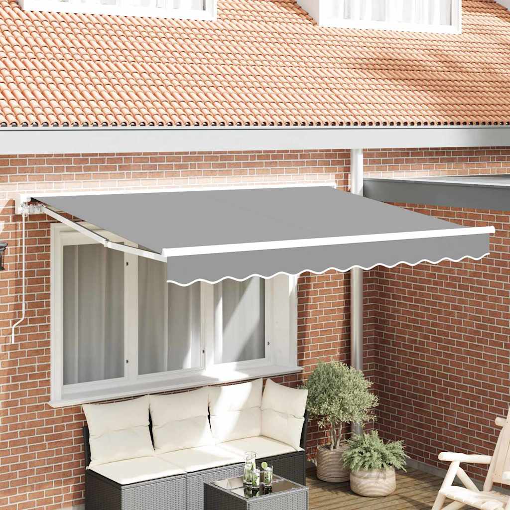 Markiseramme Indstillelig Hvid 2,5 x 2 m Stål