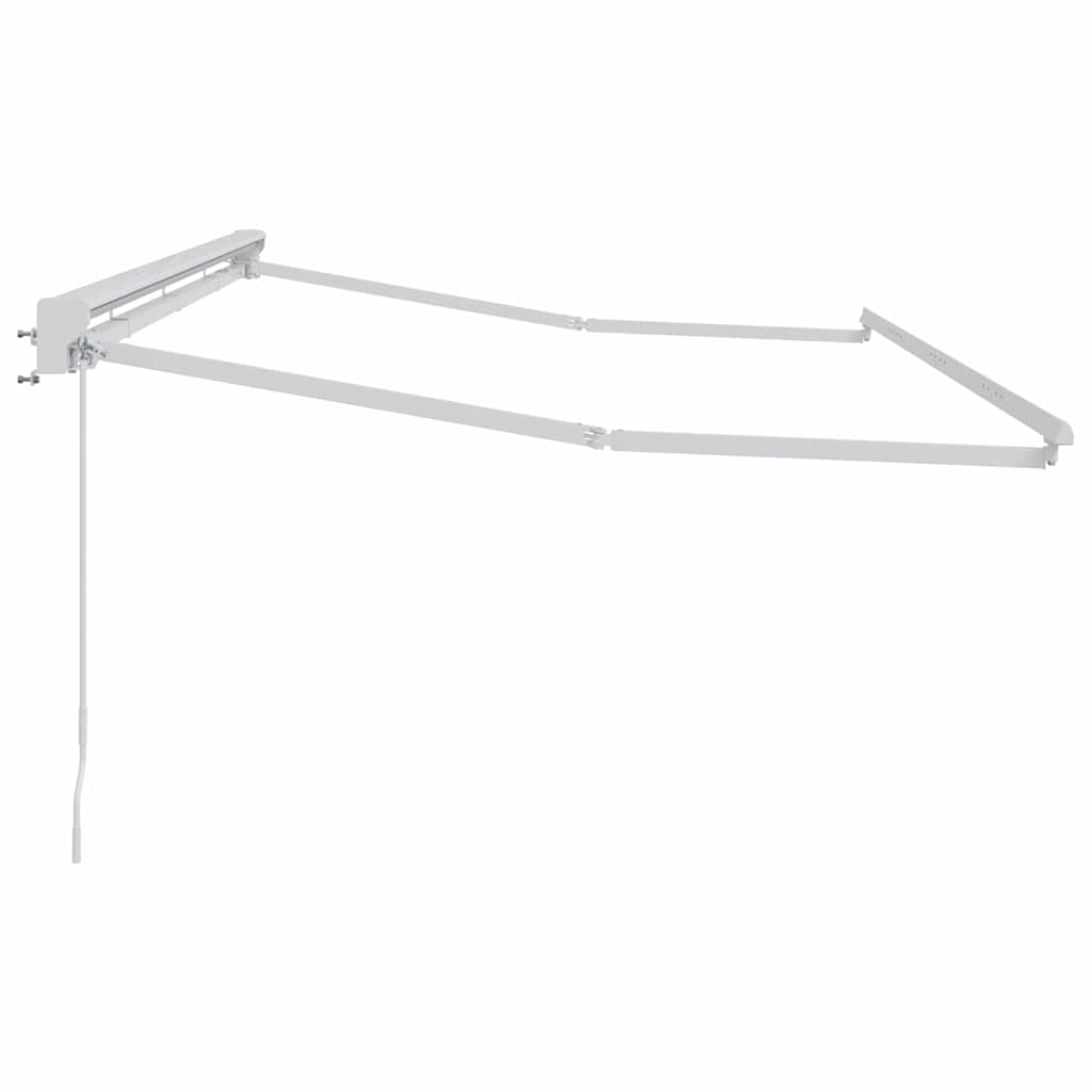 Markiseramme Indstillelig Hvid 4 x 2 m Stål