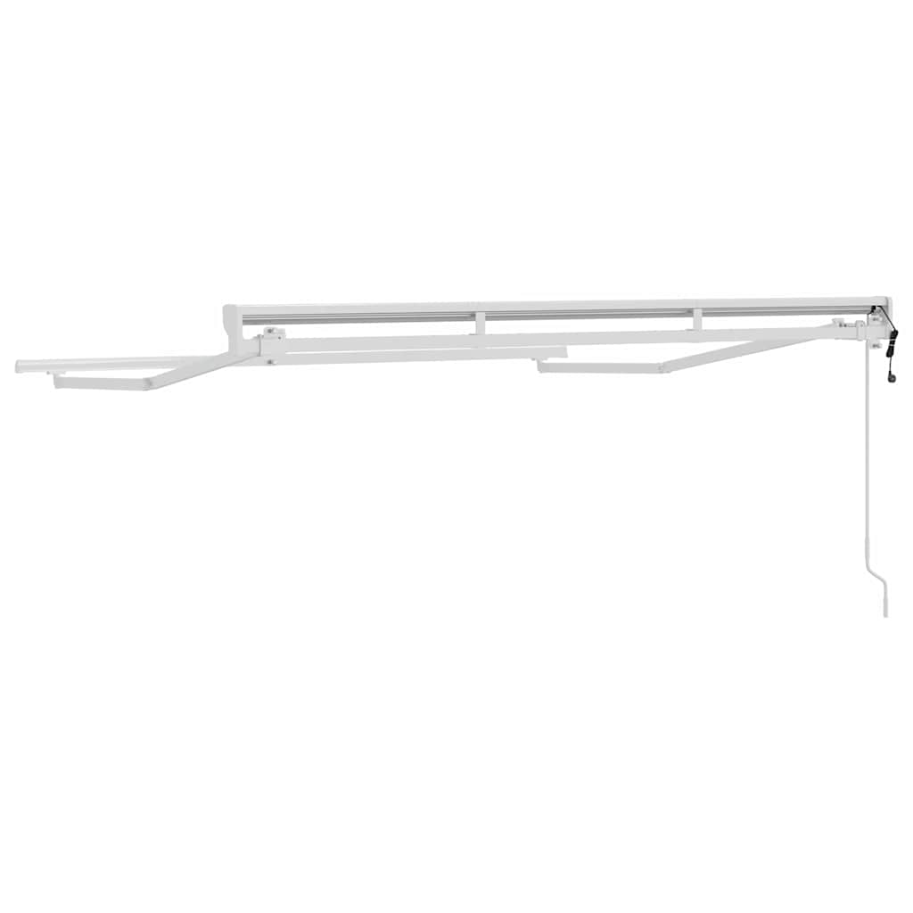 Markiseramme Indstillelig Hvid 2,5 x 2 m Stål