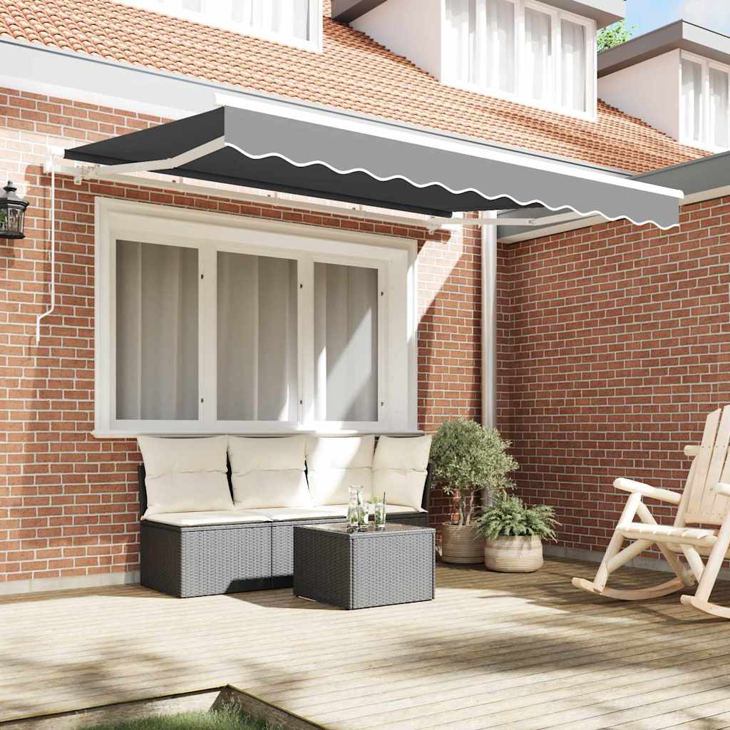 Markiseramme Hvid 3 x 2 m Metal