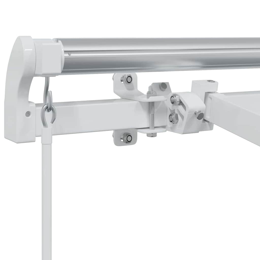 Markiseramme Hvid 4 x 2 m Metal