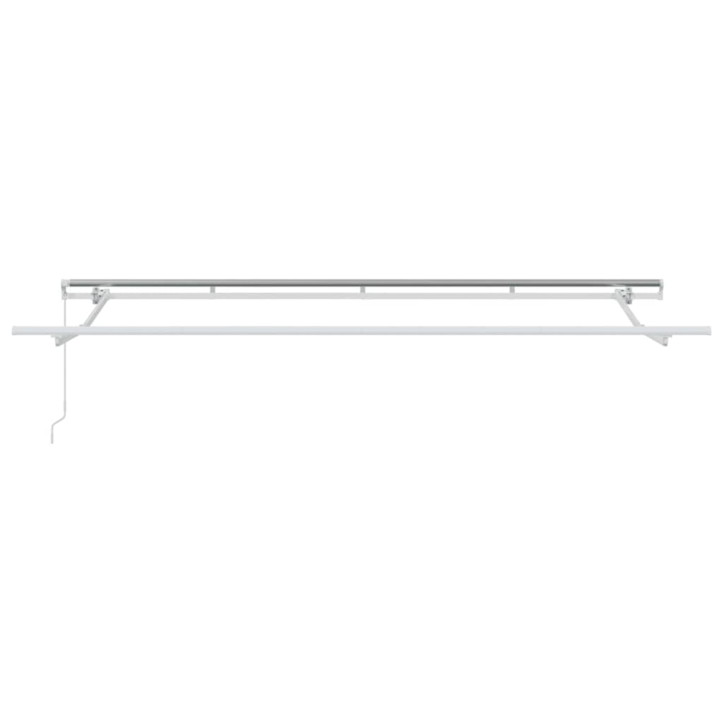 Markiseramme Hvid 4 x 2 m Metal