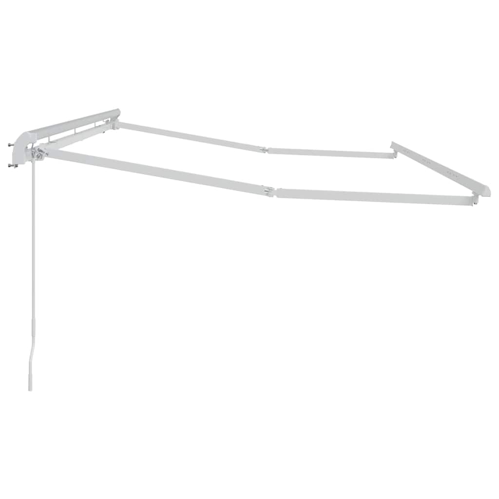 Markiseramme Hvid 4 x 2 m Metal