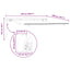 Markiseramme Antracit 2,5 x 2 m Metal