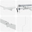 Markiseramme Hvid 3 x 2 m Metal