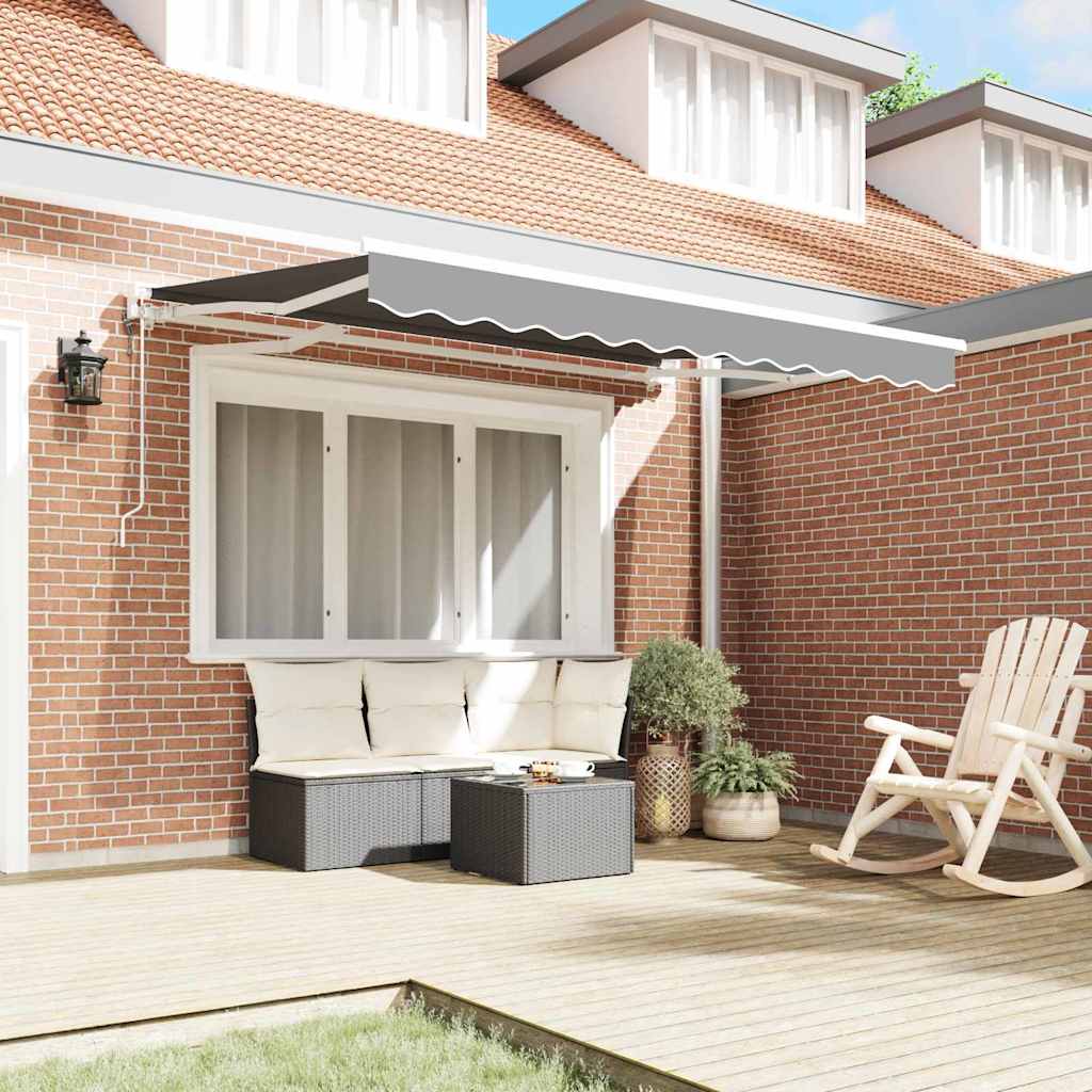 Markiseramme Hvid 3 x 2 m Metal