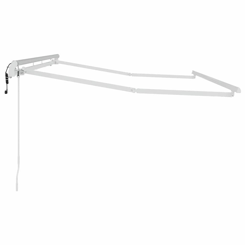 Markiseramme Hvid 3,5 x 2 m Metal