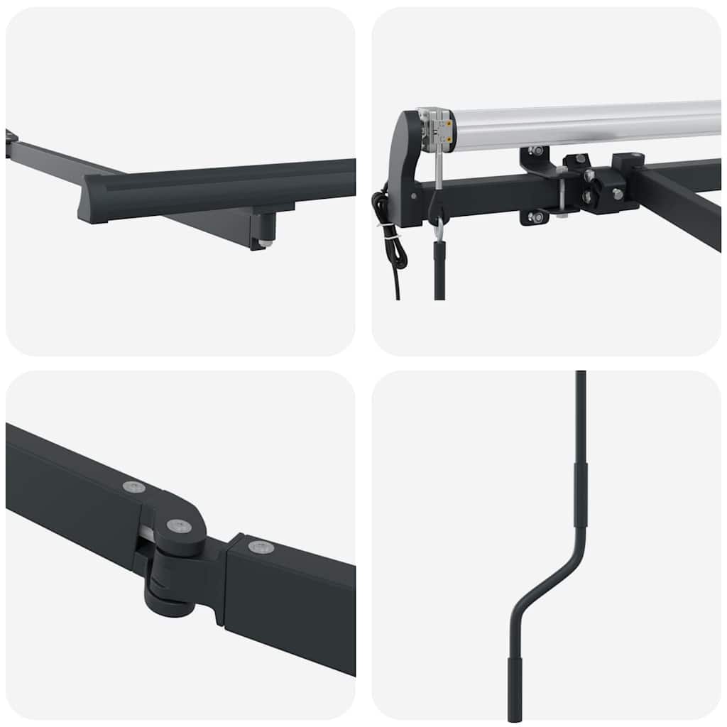 Markiseramme Antracit 4 x 2 m Metal