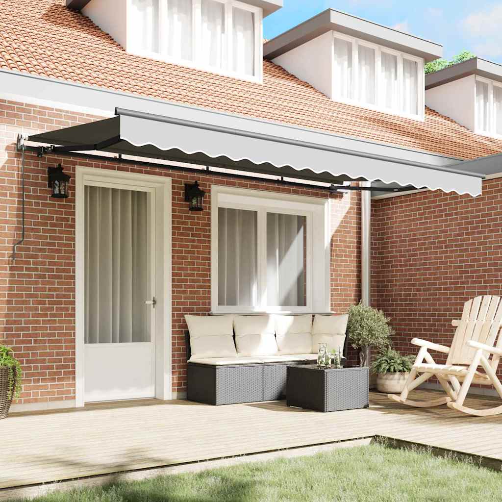Markiseramme Antracit 4 x 2 m Metal