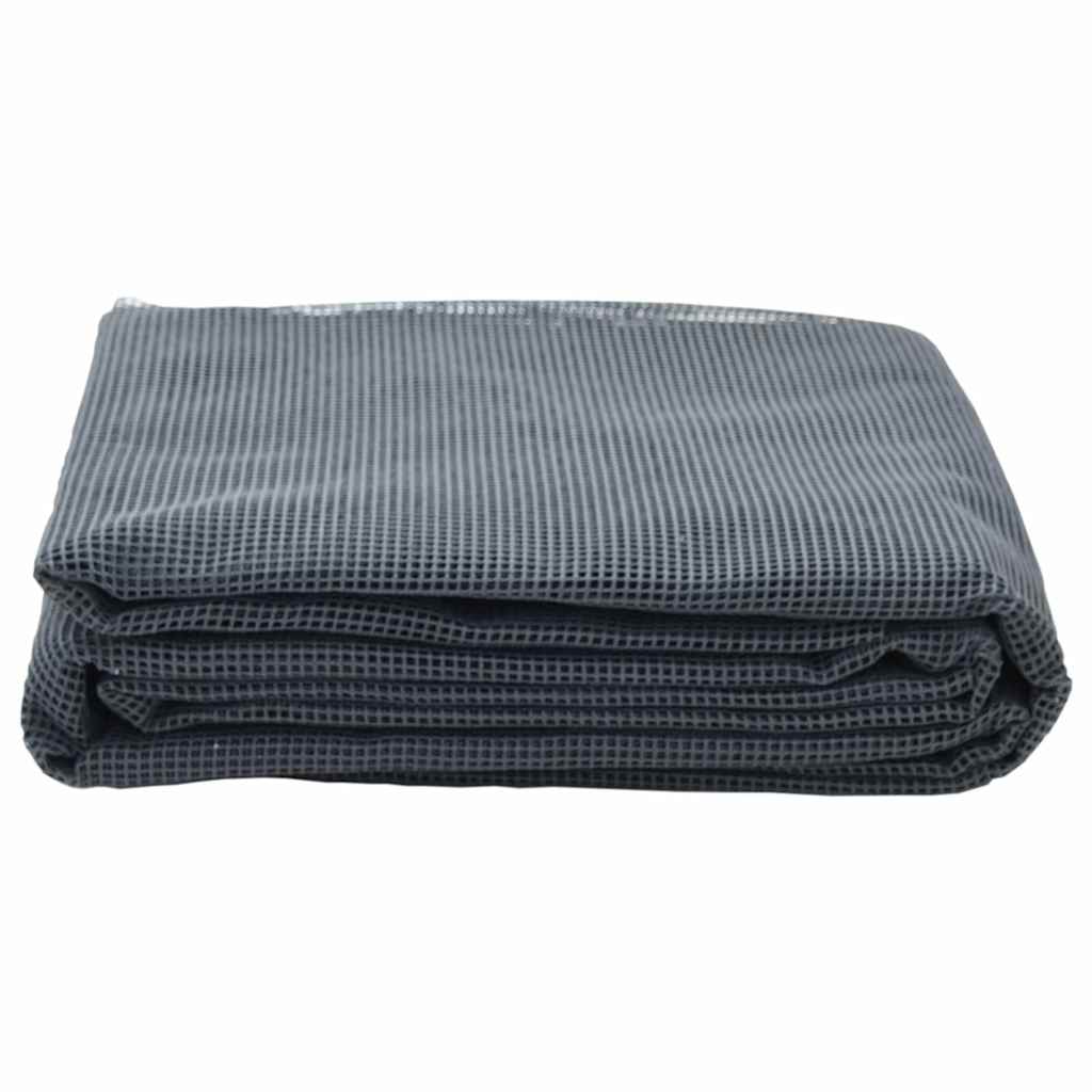 Telt tæppe Antracit 200 x 200 cm Polyester