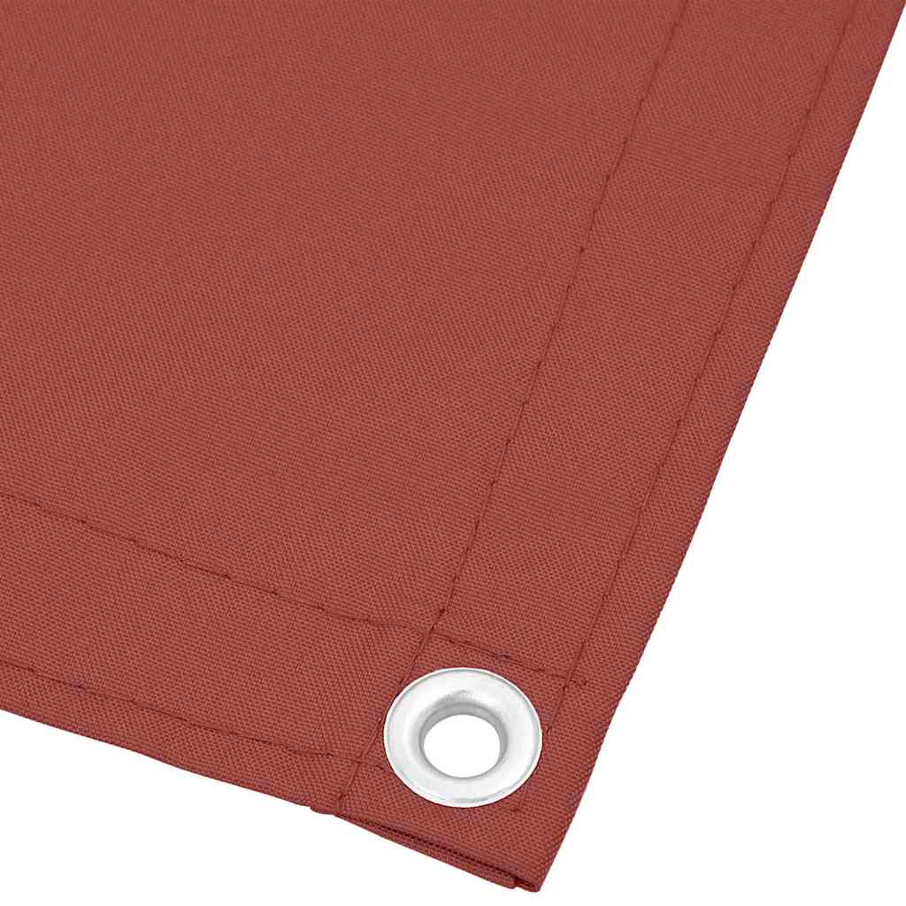 altanafskærmning 75x800 cm 100 % polyester terrakottafarvet
