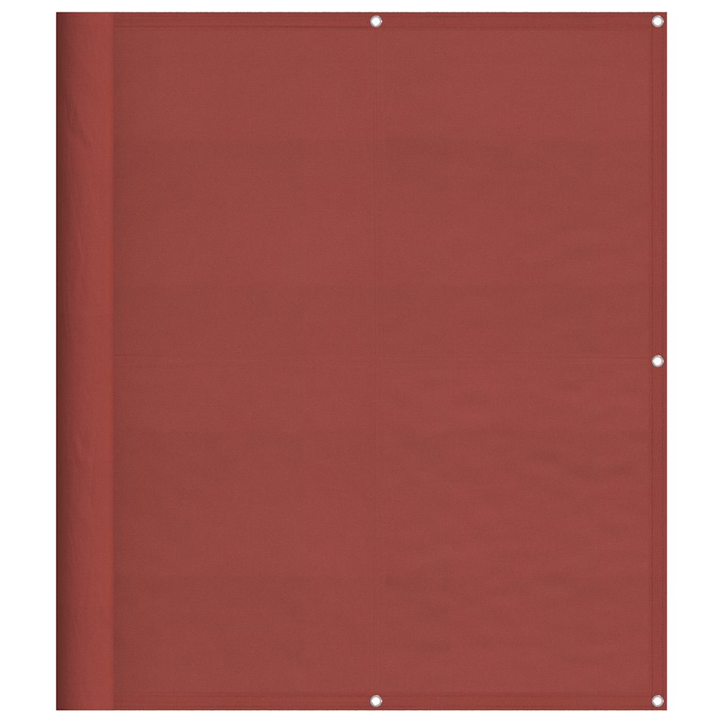 altanafskærmning 120x700 cm 100 % polyester terrakottafarvet