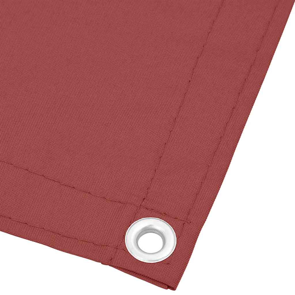 altanafskærmning 120x800 cm 100 % polyester terrakottafarvet