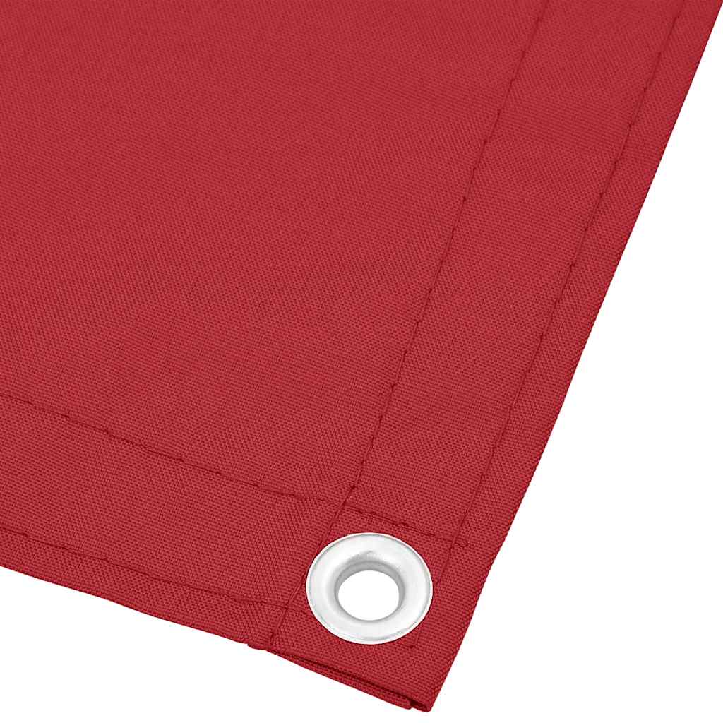 altanafskærmning 120x800 cm 100 % polyester rød