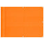 altanafskærmning 75x700 cm 100 % polyester orange